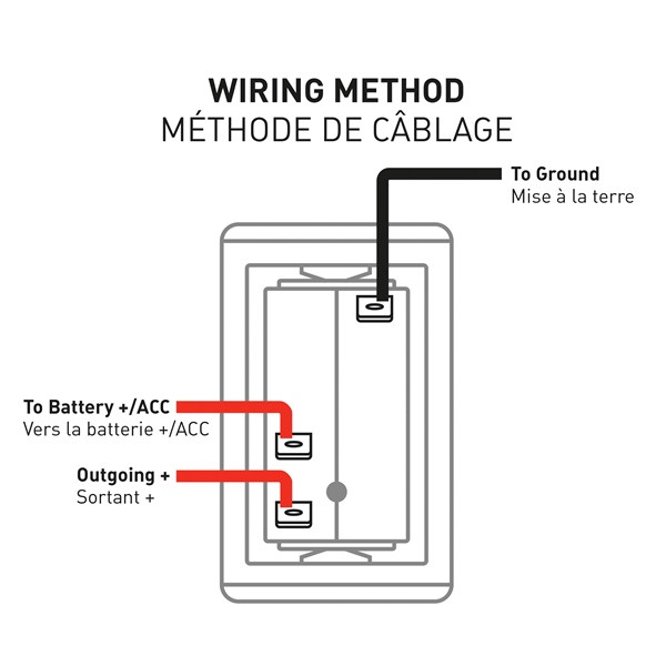 Kimpex Rocker Switch with LED light Rocker / SPST - 302417 - 302417